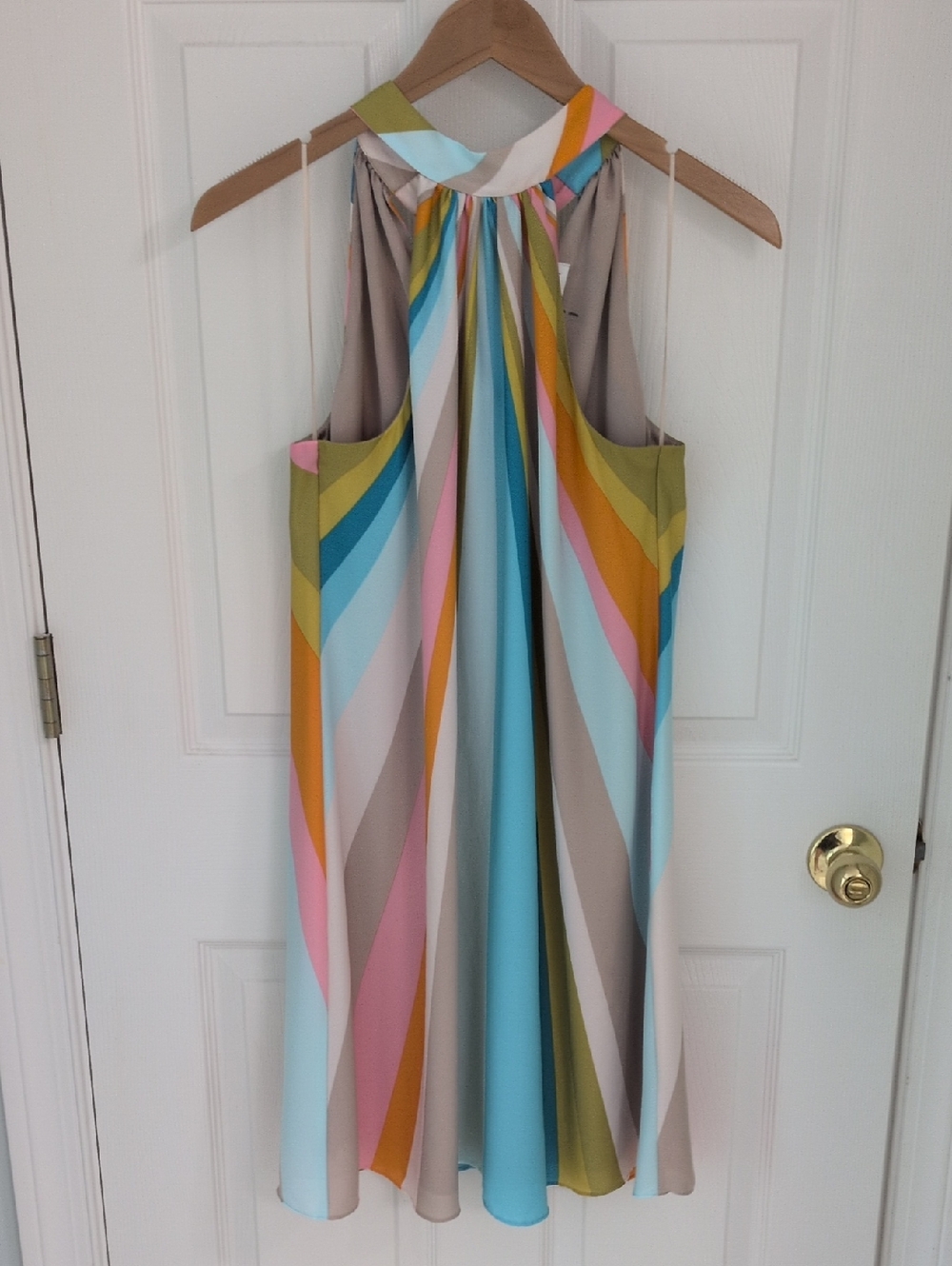 Trina Turk Morgan Striped Halter Dress